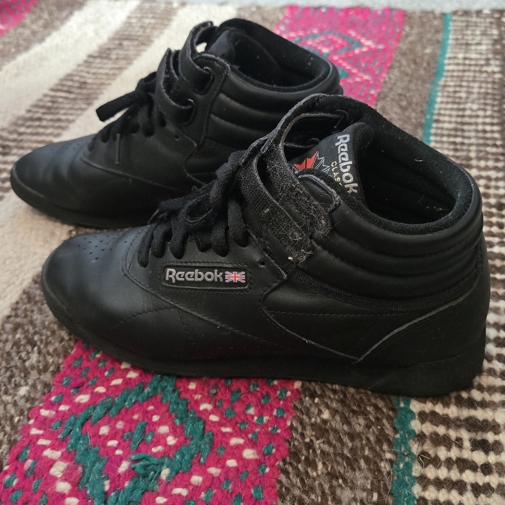 Reebok Black High-Top Sneakers